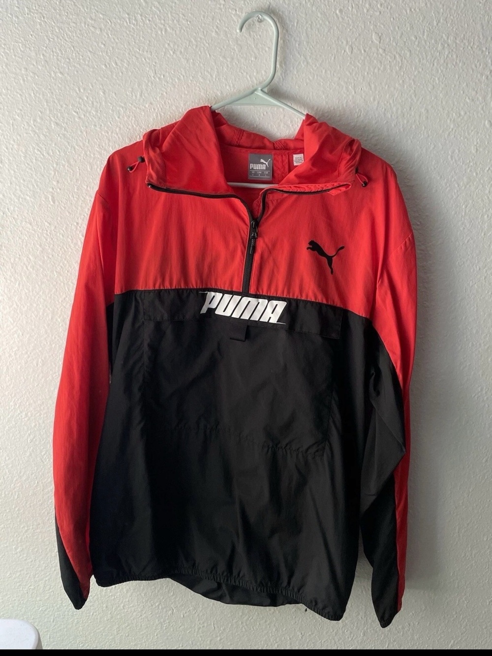 Puma Pullover Half-Zip Windbreaker